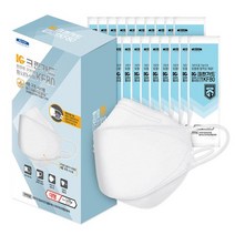 유한킴벌리 크린가드 컴포트 KF80 끈조절 마스크 대형 20매