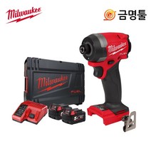 밀워키 M18 FID3-502X 충전임팩드라이버 18V 5.0AH 2팩 젠4 GEN4 4단모드조절, 2개