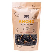 OLÉ RICO - Dried Ancho Chiles 4 Oz - Premium Dried Chiles Great for Birria Sauce Mexican Mole En, 1