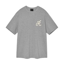 RTW-TS169 R Rope Logo T-ShirtsㅣMelange Grey