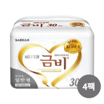 금비 속기저귀 실버 일반형 성인기저귀 30매x4팩, 금비 실버 속기저귀 30매x4팩