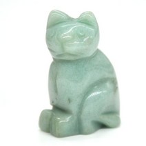 조각상 인테리어 소품샵 1.5 quot고양이 코끼리 거북이 토끼 올빼미 개구리 물고기 곰 개 말 늑대 뱀 동상 자연 치유 크리스탈 동물 돌 조각, [01] 1PC, [11] Do Black Obsidian