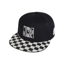 NBA [NBA] 체커보드 청배색스냅백 HYFLAT CAP(N225AP627P)