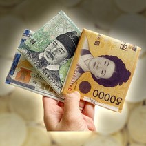 3types 골프지갑 지폐 용돈봉투 프린트 현찰 라운딩, 봄에피는꽃 1 오만원