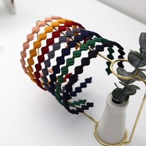 도도앤뉴 큐브 반다나 헤어밴드 매트 무광 얇은 머리띠 7color