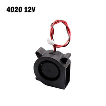 1pcs 3D 프린터 냉각 팬 5015 4020 원심 송풍기 브러시리스 쿨러 12 24V, 01 4020 12V