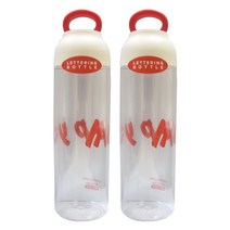 1+1 락앤락 비스프리 트라이탄 에코 휴대용 보틀 물병 550ml, 레드x2개