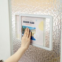 부착용꽂이판 아크릴 안내판 A4 슬라이드 포켓 POP 투명 꽂이 메뉴판, A4 검정(7780)