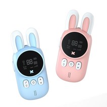 유튜브 틱톡 핫 장난감 토끼 무선 무전기 래빗 워키토키 Rabbit WalkieTalkie, 토끼무전기, 핑크+블루(충전용)