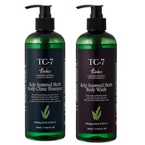 띵코 허브 클리닉 다시마 샴푸+바디워시 500ml+2P, 단품