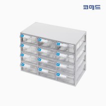 코메드 CMD-500멀티박스 12칸 투명서랍장