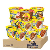 블루존 오뚜기 컵밥 10종 (톡톡김치알밥+참치마요덮밥+강된장보리밥+제육덮밥+김치참치+전주식 돌솥비빔밥+오삼불고기+불닭마요+춘천닭갈비+참기름김치볶음), 1세트
