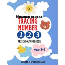 Tracing Number Blocks Math Book: My First Learn-to-Write Workbook Practice for Kids with Pen Contro