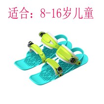 인라인 숏 스키 짧은스키 스노우보드 미니스키, 어린이 녹색