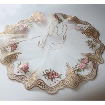 의류 재봉 천1Y 핑크 꽃 레이스 트림 스커트 밑단 속옷 봉제 공예 DIY 의류 직물 와이드 20CM, 한개옵션0