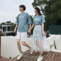 비치웨어 여름 패밀리 커플룩 시밀러룩 신혼여행 제주도 허니문