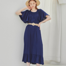 리안뉴욕 페미닌 벨트 포인트 원피스