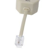 휴대용 ADSL 모뎀 전화 팩스 인라인 분배기 필터 네트워크 1 개, 한개옵션0