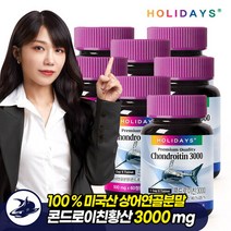 홀리데이즈 프리미엄 콘드로이친 3000 60정 X7병 총14개월분