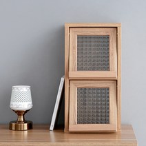 마켓비 필몬 FILMON 2문 플랩도어 미니 수납장 / 테이블위 소품수납장