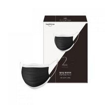 힐타임 투와이어 비말차단 마스크 블랙투톤, 50개, 1개입