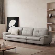 도노 3인용 좌식 인조가죽소파, 4인용 2.8미터 나노스킨 스펀지 보통 경도, 다른