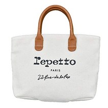 repetto TOILE 캔버스 미니 토트 백 [M0742TOILE] (화이트(90))