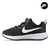 [나이키키즈] 레볼루션6 PS 주니어 아동 찍찍이 런닝 운동화 DD1095-003