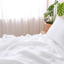 봄바람 링클 시어서커 프릴 여름이불 S Q, 로즈