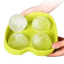 모비딕파워 [모비딕파워] 아이스틀 얼음케이스 아이스각 얼음컨테이너 얼음만들기 실리콘얼음틀, 아★ 실리콘 왕얼음 아이스볼 메이커 2구, [좋습니다]