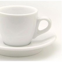 누보 바리스타 에스프레소 잔 세트, 백색, 2세트