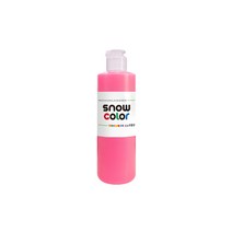 스노우물감 250ml 낱색 스노우키즈 유아 아기 놀이 핑거 형광 페인팅 블랙라이트 촉감놀이 물감놀이 형광놀이 미술놀이, 핑크, 1개