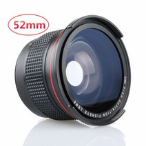 52MM 0.35x52mm 0.35x HD 와이드 어안 렌즈 매크로 렌즈 니콘 D3200 D3100 D5200 D5100 D7000 D90 D60 18 - 55 MM 렌즈용 호환, 단일옵션