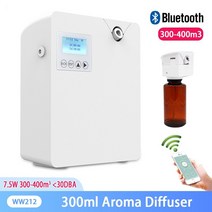 전자 자동디퓨저 벽걸이 디스펜서 홈 스마트 아로마 디퓨저 300ml 자동 향수 스프레이 기계 wifi 제어 홈 벽 마운트 아로마 향수 기계, 하얀, 우리를