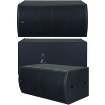 카날스 TRS-182B 18인치 1200W 패시브 더블우퍼 베이스 스피커 1개 밴드 교회 음향기기 자작나무합판 케이스