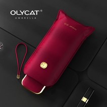 Olycat-여성용 플랫 귀여운 미니 휴대폰 우산 UV 여름 그늘 휴대용 야외 포켓 태양 파라솔 우산