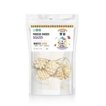 오독오독 맛집 동결건조 오징어 강아지간식, 5개, 10g