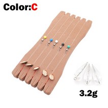 리니어스케일 낚시 미끼 멜론 씨앗 스팽글 라인 그룹 슈트 스틱 베이트 스케일 본 55cm 비드 커넥터 태클, 03 C