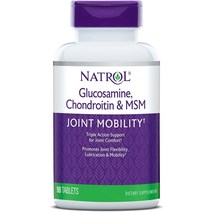 MSM Natrol 글루코사민 콘드로이틴 정제 90개 영양제직구, [01] 90개1팩, [01] 글루코사민 콘드로이틴과 MSM