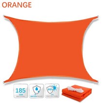 돔 텐트 캠핑 여름 아웃도어 방수 자외선 차단 300D 옥스포드 천 햇빛 가리개 캔버스 정원 테라스 캐노피 그늘막, ORANGE, CHINA_200cm x 500cm
