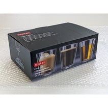 Bodum Canteen doublewall 6PC 보덤 더블월 커피 유리잔 220ml 정품 6개세트, 6개