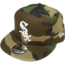 뉴에라 9Fifty MLB 굿즈 시카고 화이트 삭스 밀리터리 스냅백 카모
