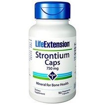 Life Extension 라이프익스텐션 스트론튬 750mg 90캡슐, 기본, 1개