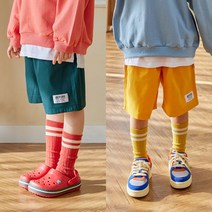 바브키즈 6부면팬츠