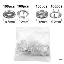 공예 펜치9.5mm Metal Sewing Prong Rings Buttons Press Studs Pliers Snap Craft Fasteners Clip DIY Clo, 03 button