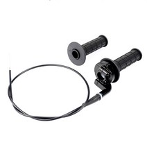 쓰로틀 전기자전거스로틀 SPELAB 1 쌍 7/8 "22mm 오토바이 핸드 그립 스로틀 케이블 핸들 바 ATV 쿼, 04 D, 한개옵션1