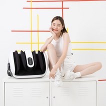 더블 에어 레그라이너 ZP1000 안마기 발 종아리 마사지기, ZP1001 (화이트/실버)