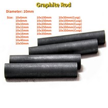 흑연 막대 탄소 직경 10mm 전극 학교 실험 배터리 코어 용접 저장, 06 10x18mm 100pcs