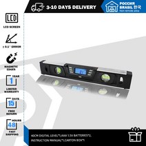 회전 수평 자동 레이져 레이저 레벨기 수평기 수평계 오토 전자 디지털 레벨 경사계 각도기 각도 파인더 스크린 자석 의한, 1.4cm