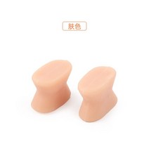 무지외반증 발가락교정 새끼발가락 발가락링 휜발 외반 모지 스플리터 분리 패드, 한 사이즈, 토우 컬러 S 사이즈 + M 사이즈 = 2켤레